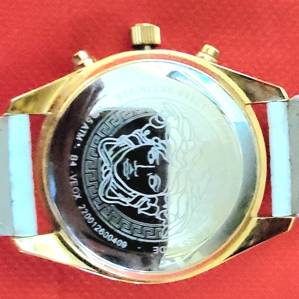 Authentic Versace Gold and White Watch - Picture 3 of 7